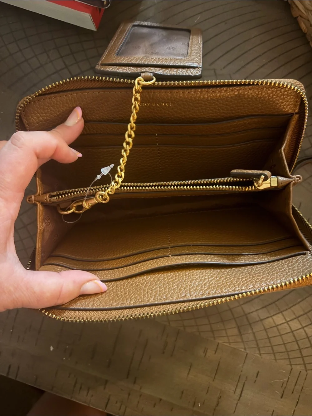 Tory Burch classic pebbled